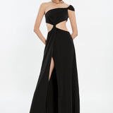 Onyx Split Dress